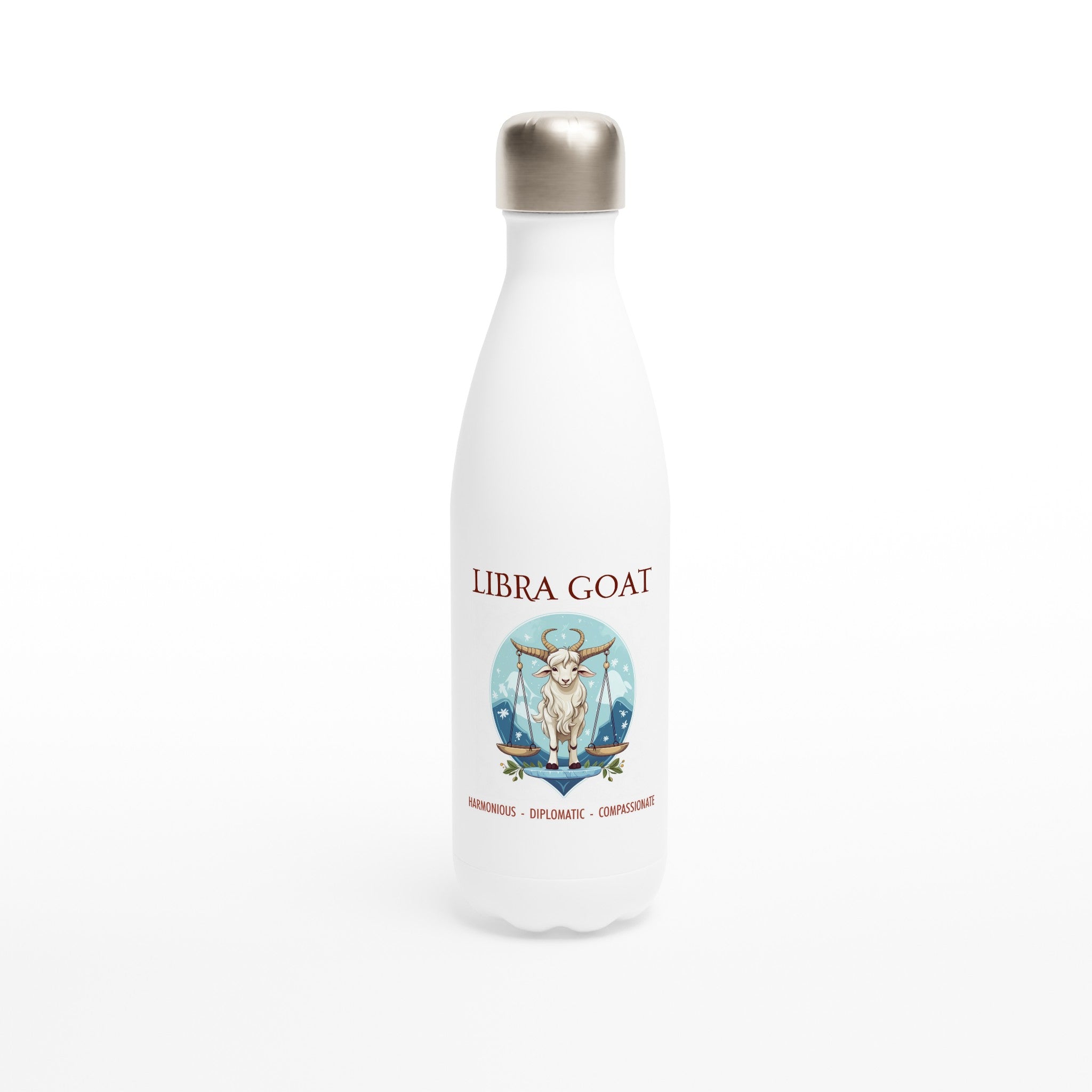 Libra Goat Stainless Steel Water Bottle