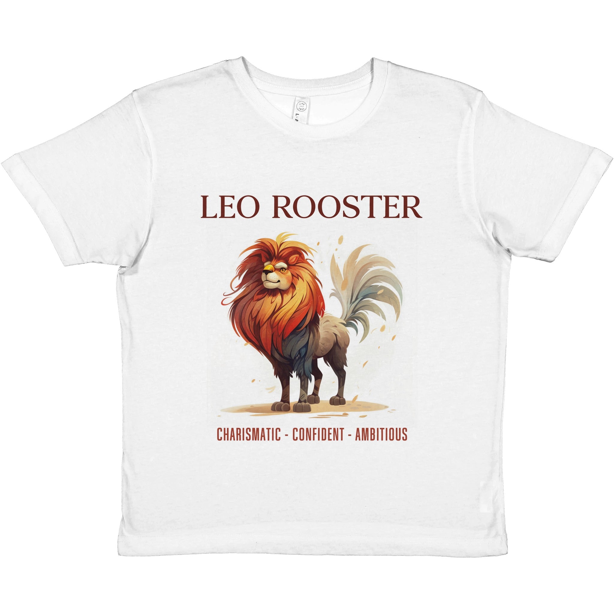 Leo-Rooster Crewneck T-shirt