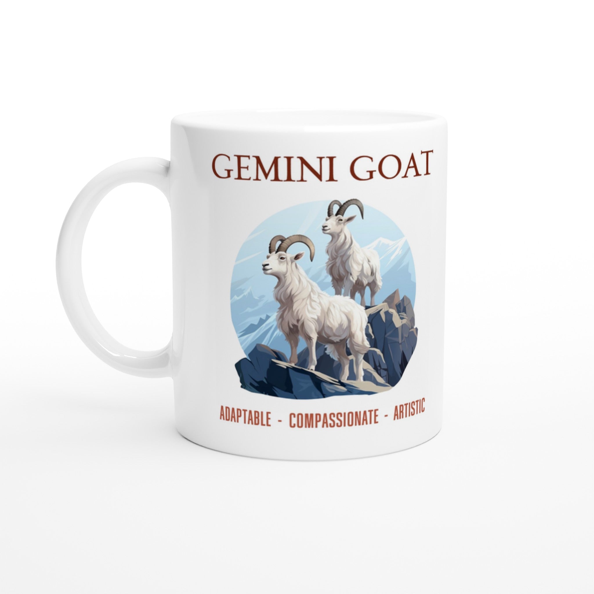 Gemini Goat Ceramic Mug