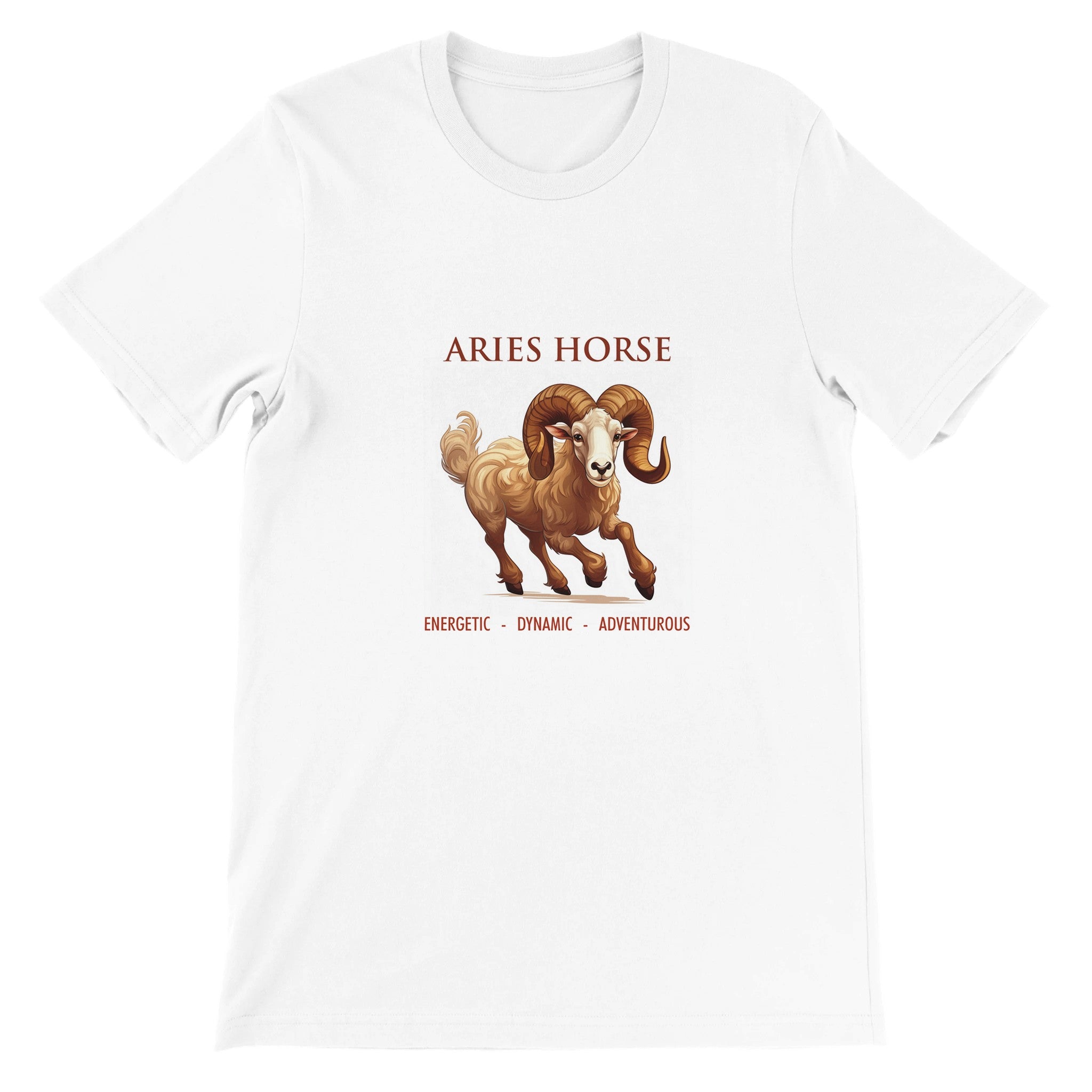 Aries Horse Premium Unisex Crewneck T-shirt