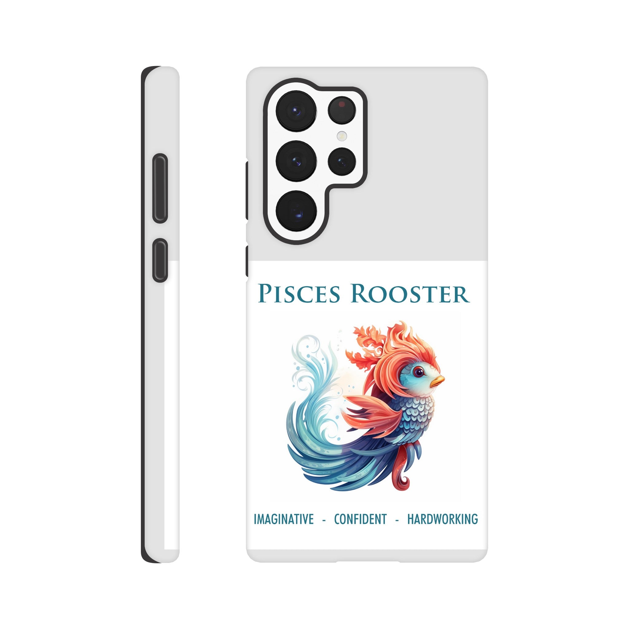 Pisces Rooster Tough case