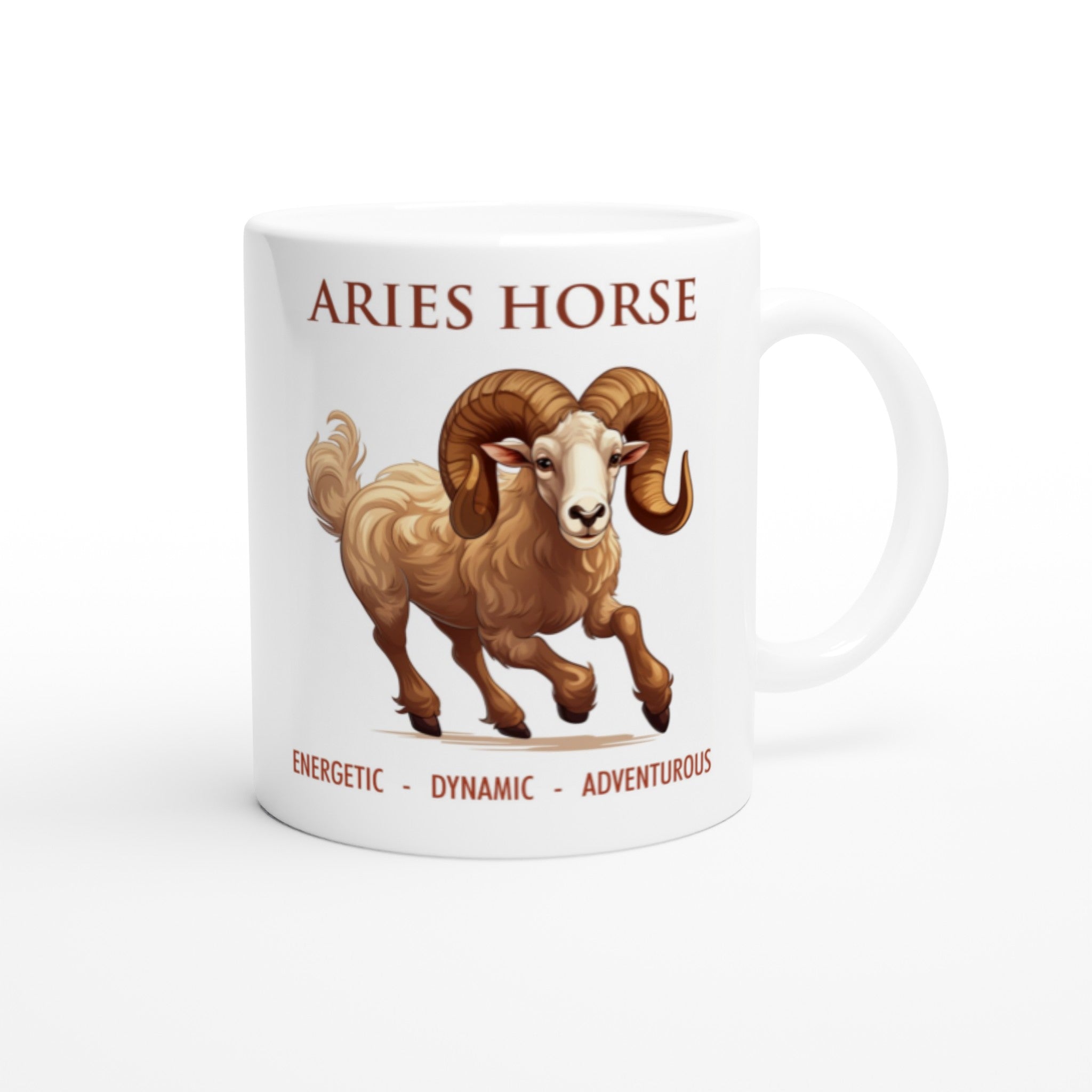 Aries Horse Ceramic Mug