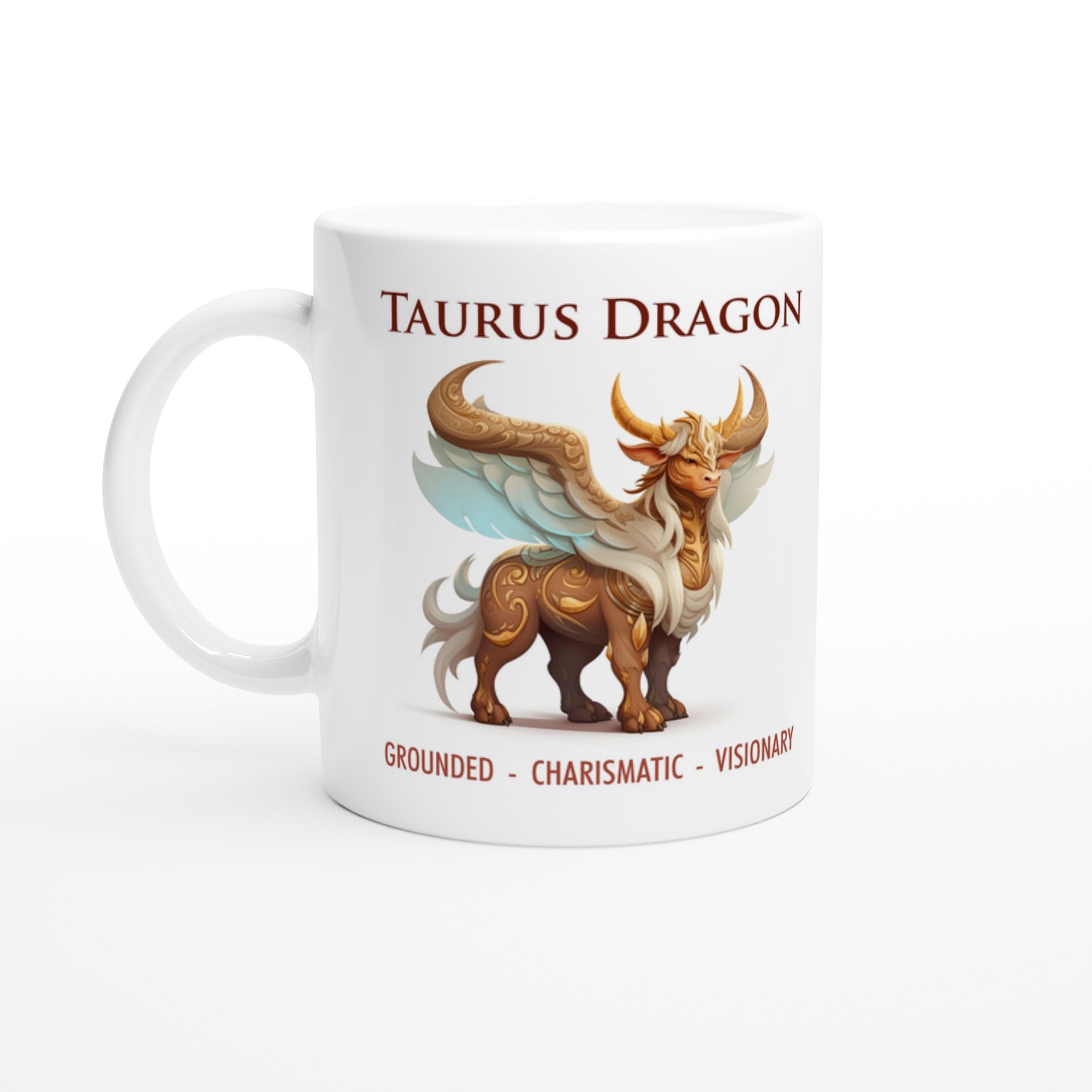 Taurus Dragon Ceramic Mug