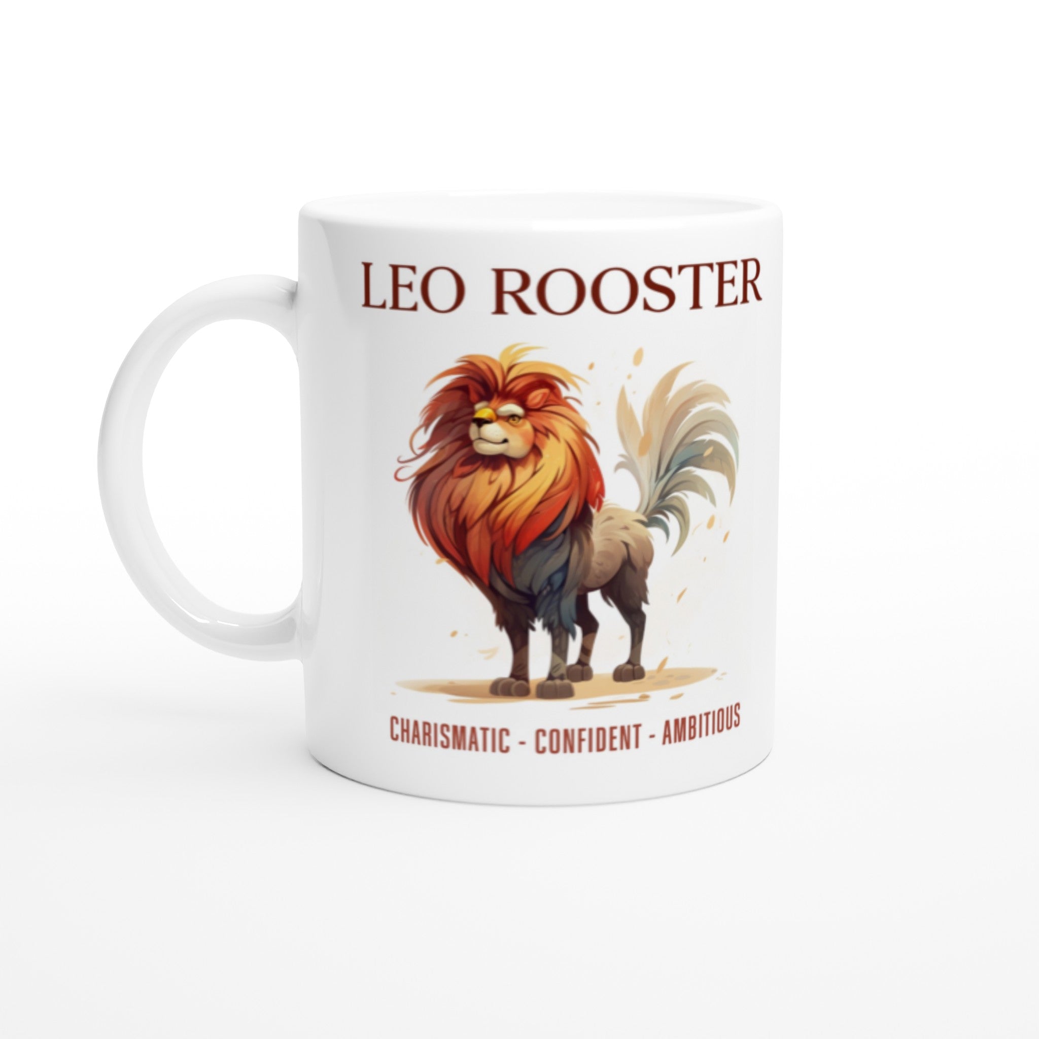 Leo Rooster Ceramic Mug