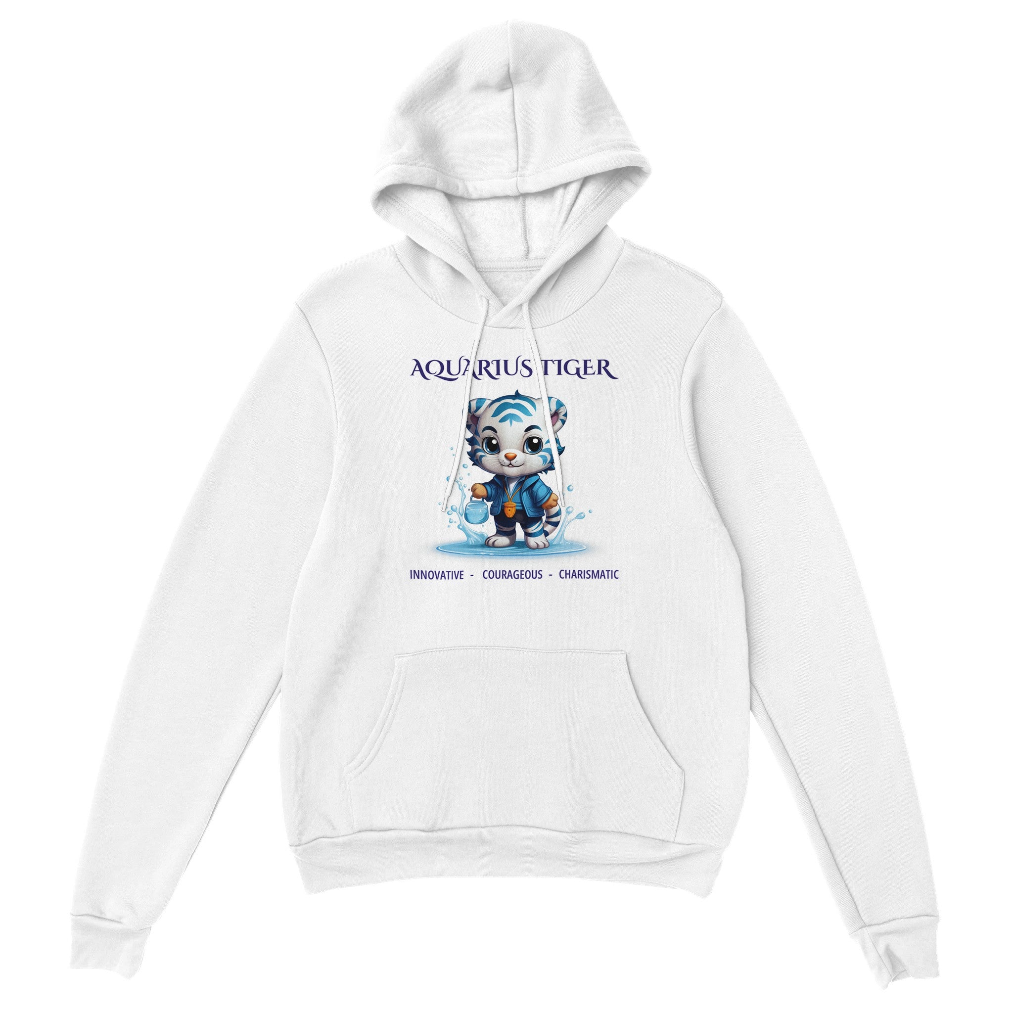 Aquarius Tiger (Kids) Premium Unisex Pullover Hoodie