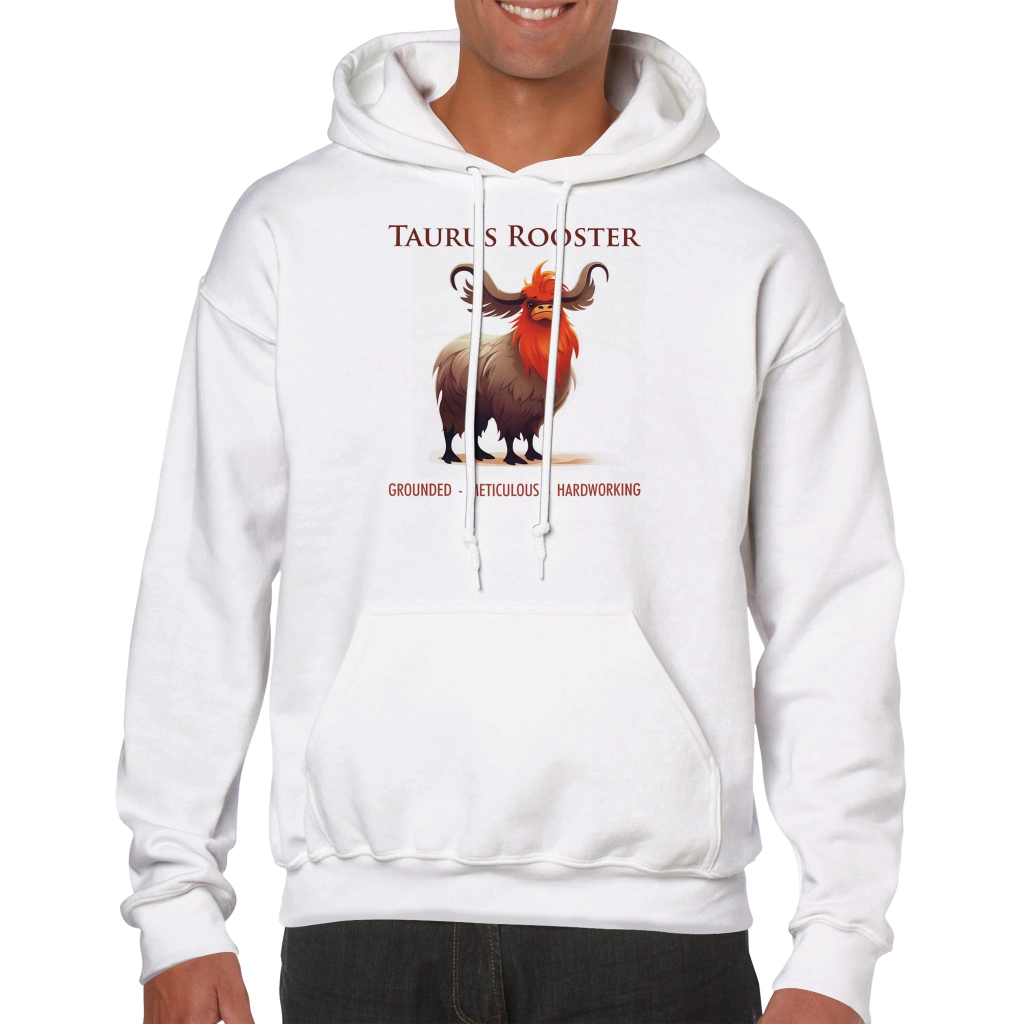 Taurus Rooster Premium Unisex Pullover Hoodie