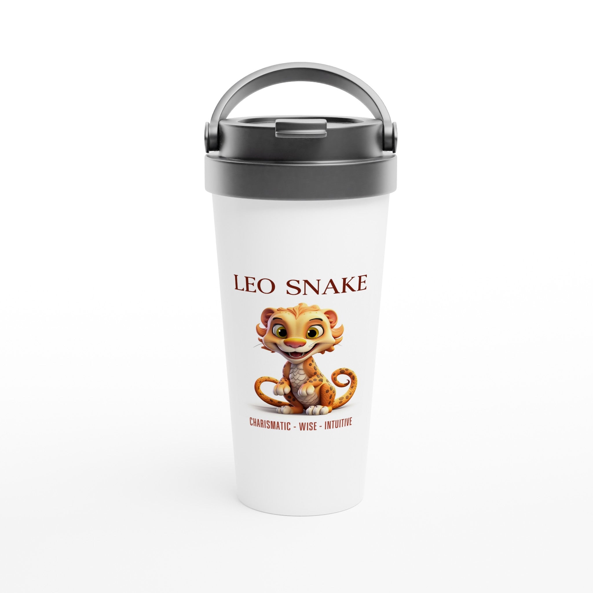 Leo Snake (M) Stainless Steel Travel Mug