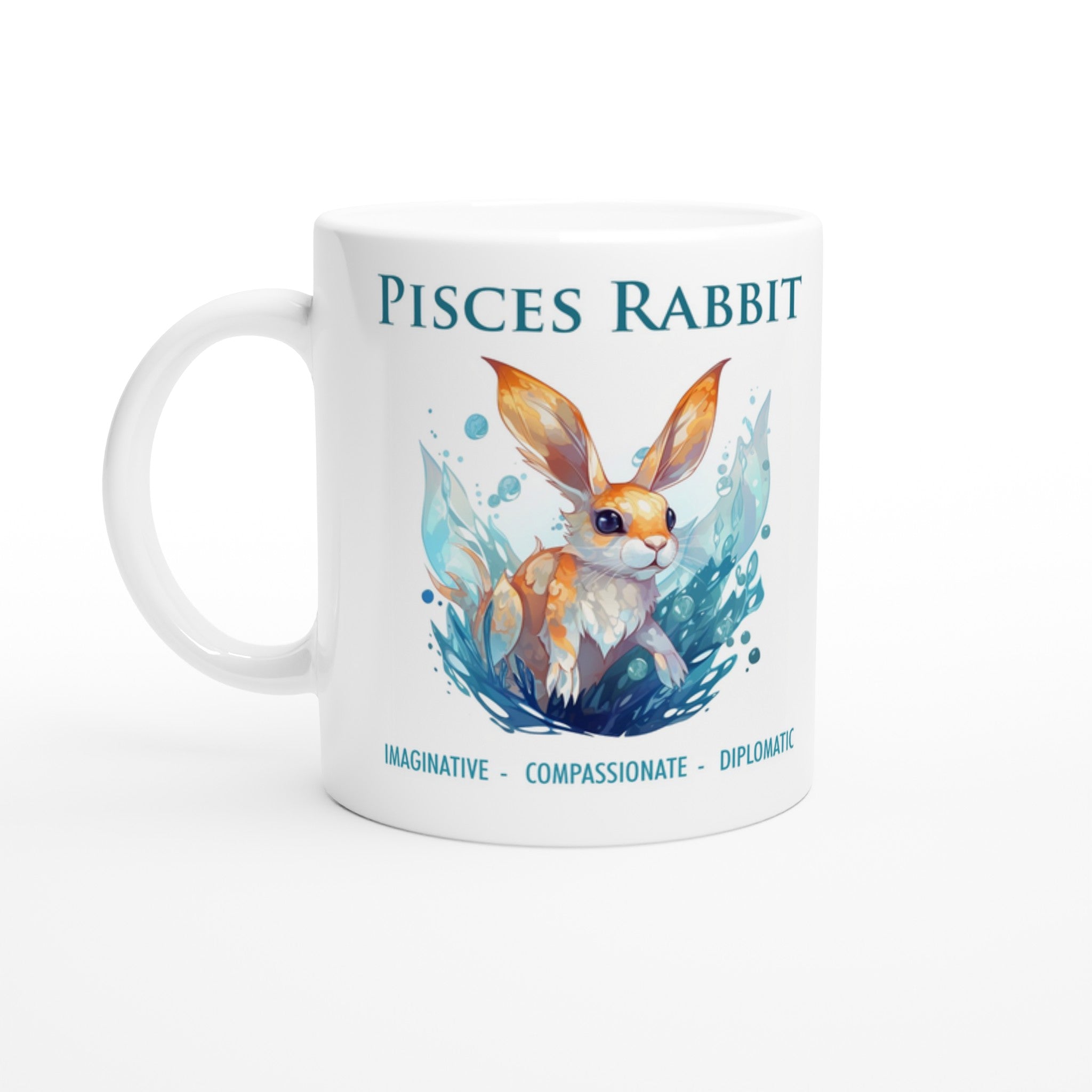 Pisces Rabbit (M) Ceramic Mug