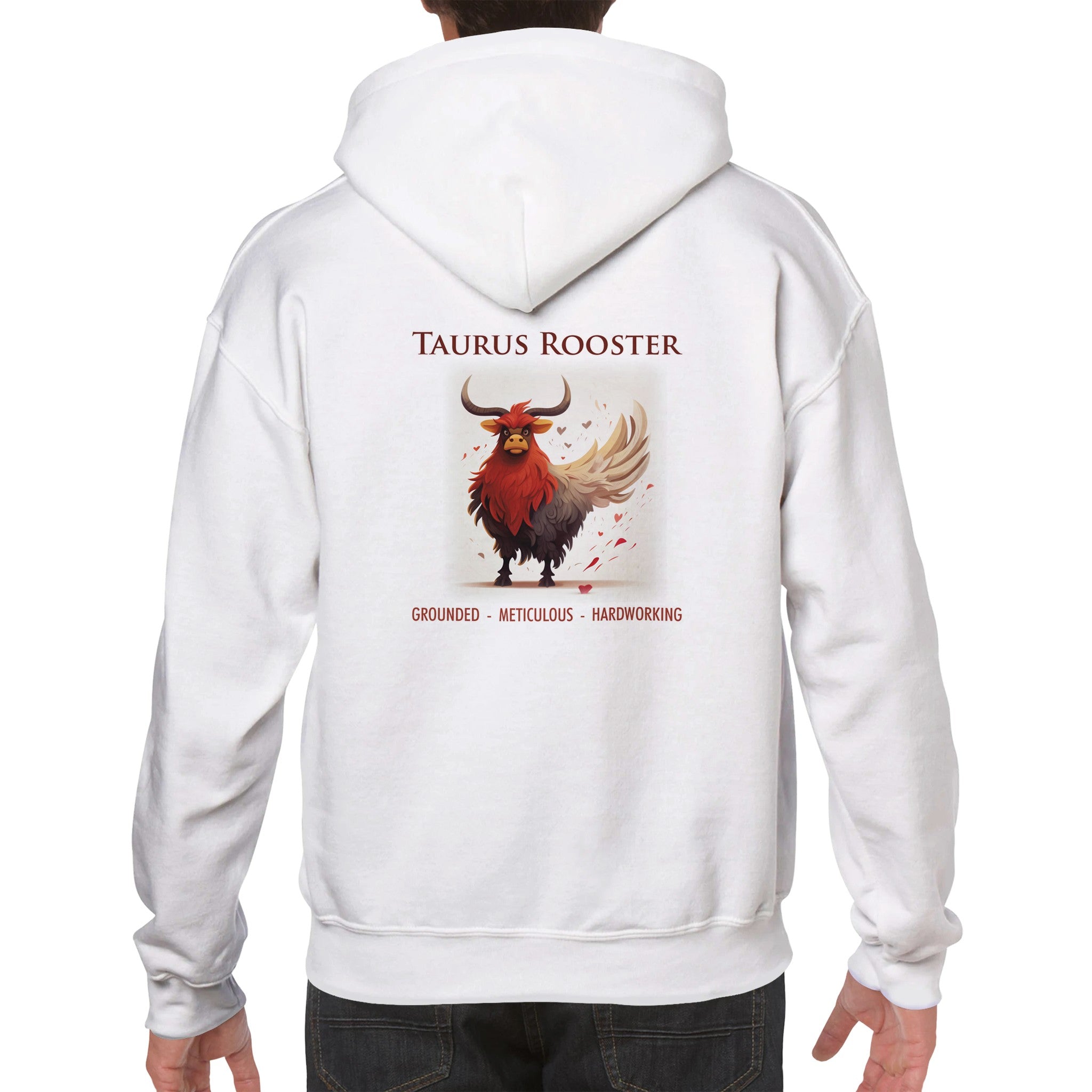 Taurus Rooster (F) Premium Unisex Pullover Hoodie