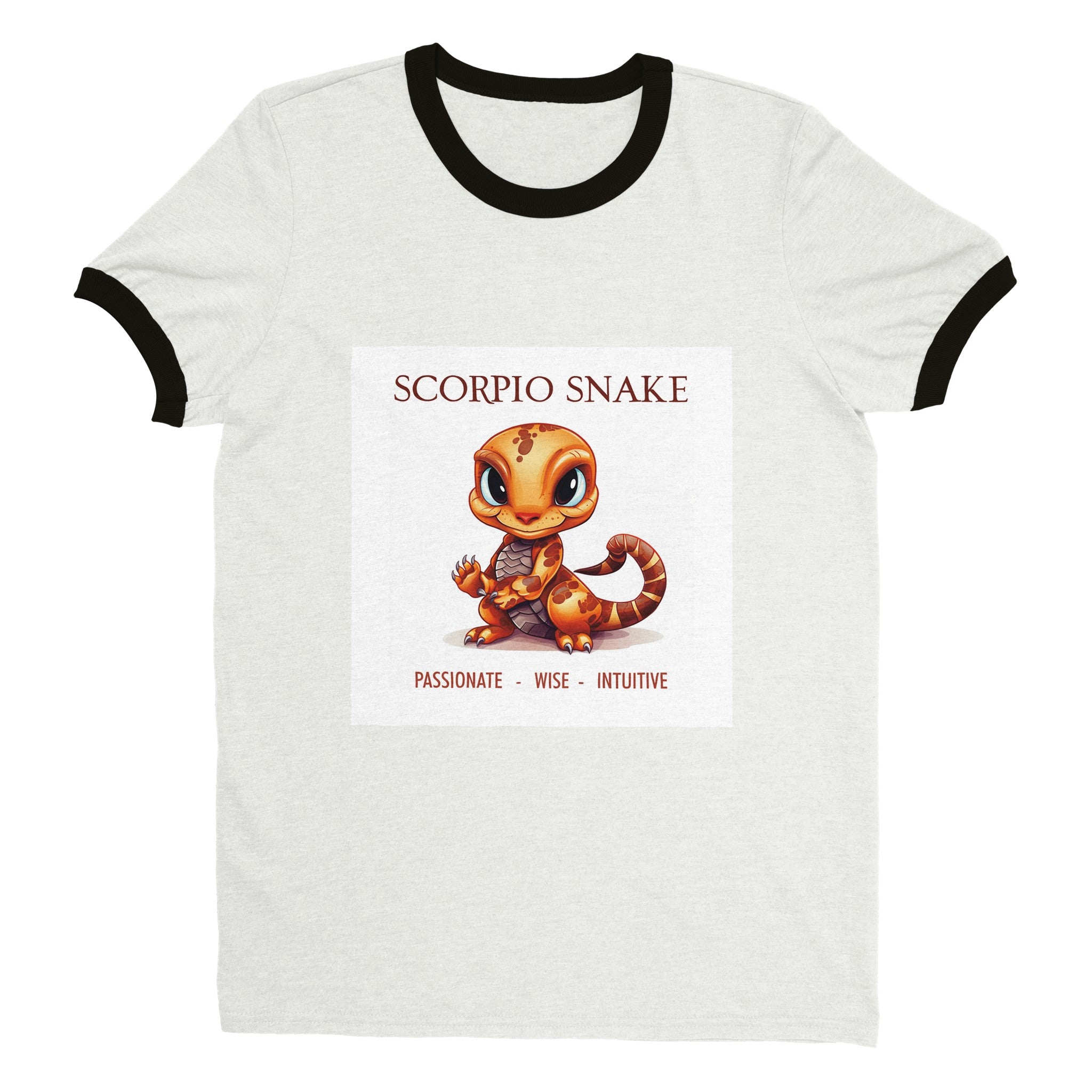 Scorpio Snake (M) Unisex Ringer T-shirt