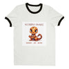Scorpio Snake (M) Unisex Ringer T-shirt