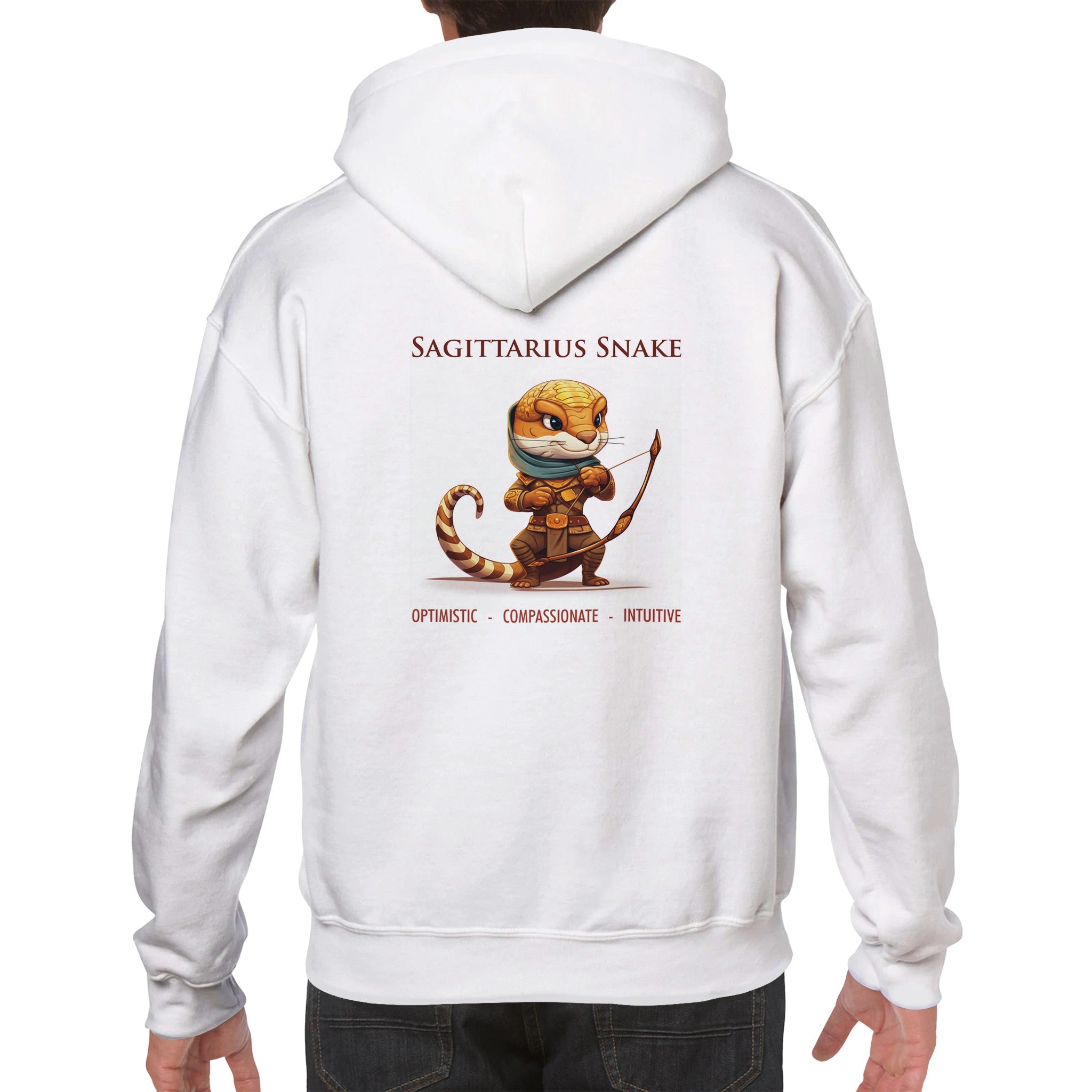 Sagittarius Snake Premium Unisex Pullover Hoodie