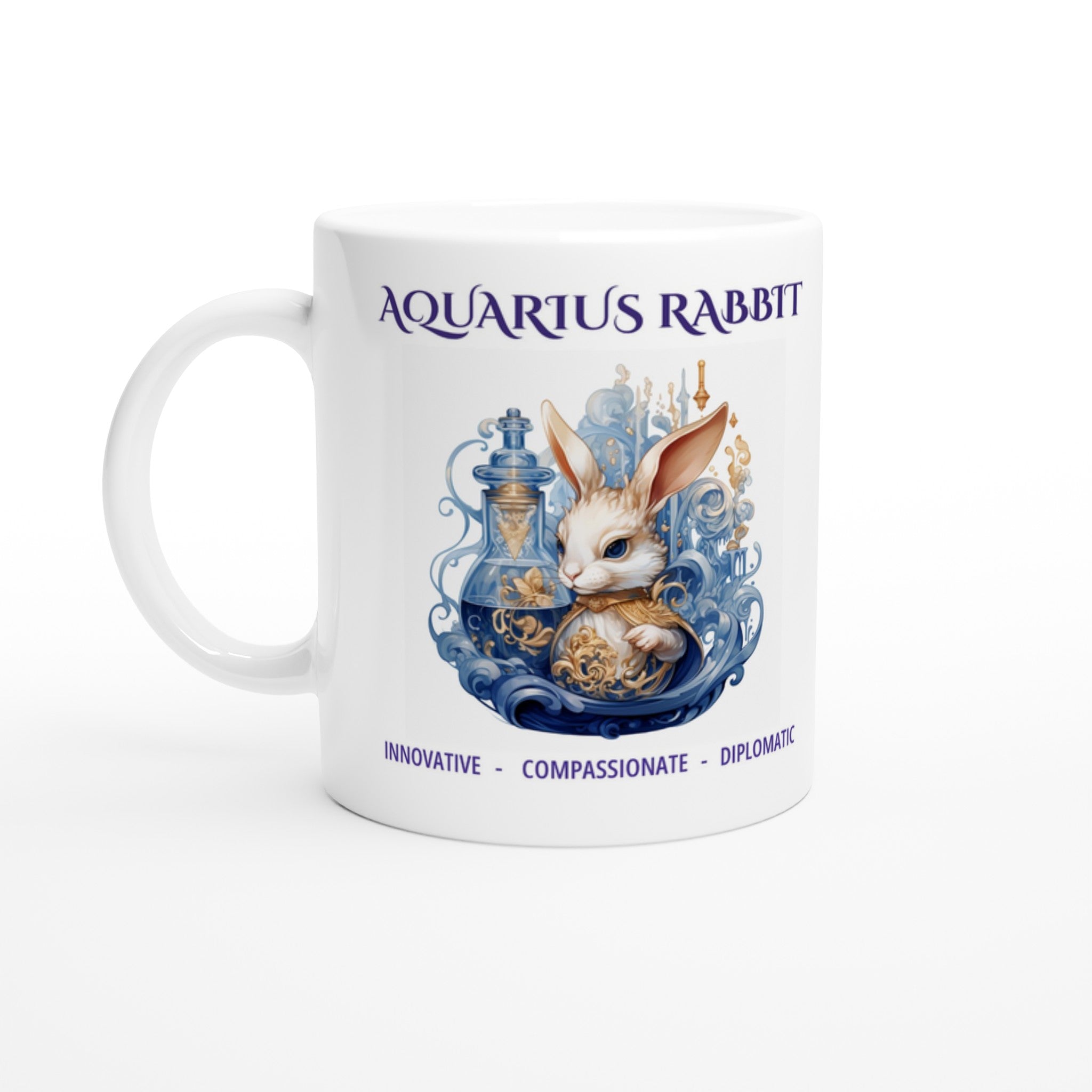 Aquarius Rabbit Ceramic Mug