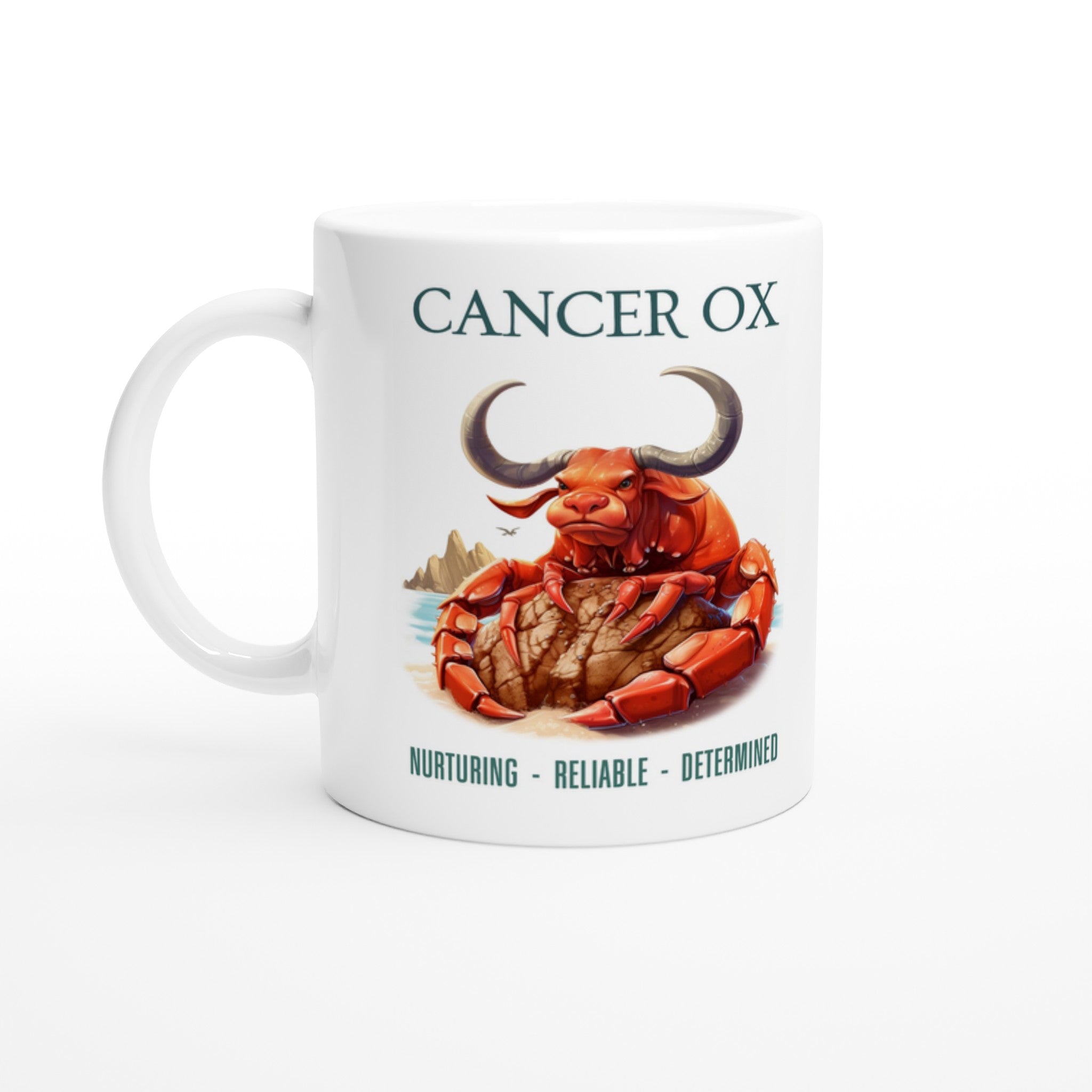 Cancer Ox Ceramic Mug