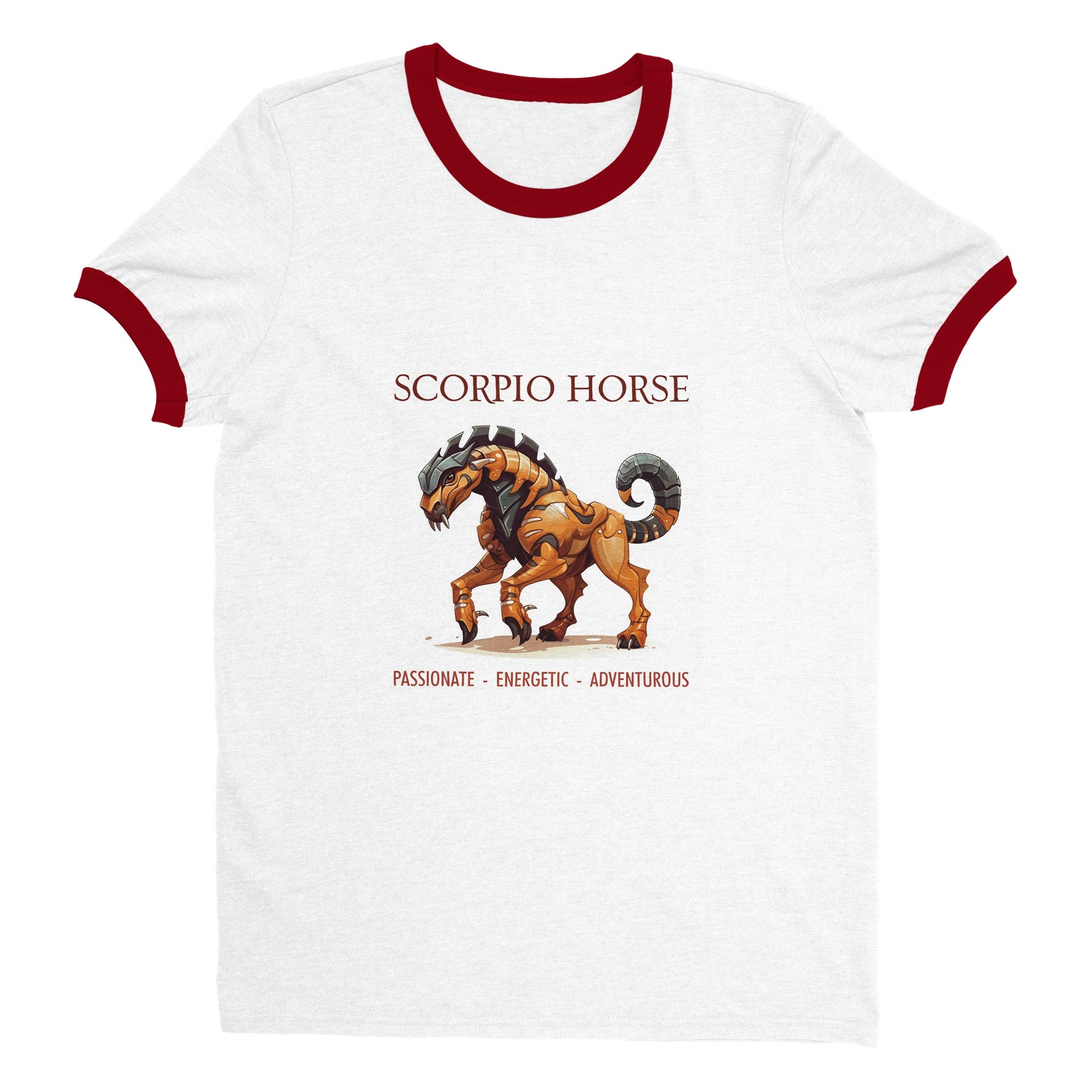 Scorpio Horse Unisex Ringer T-shirt