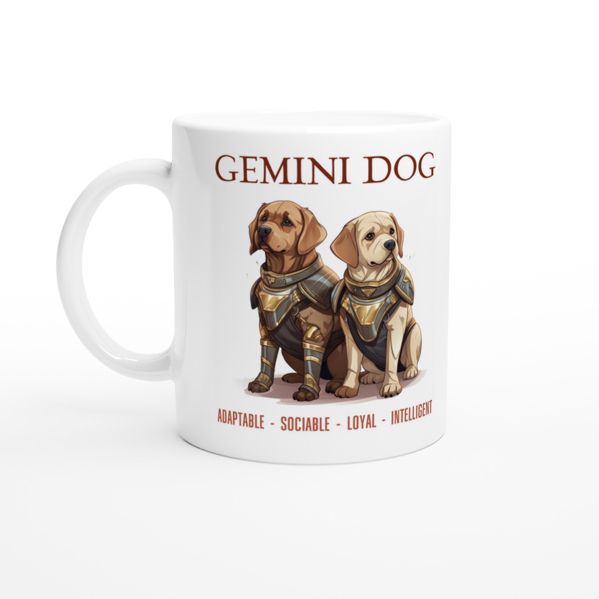 Gemini Dog Ceramic Mug