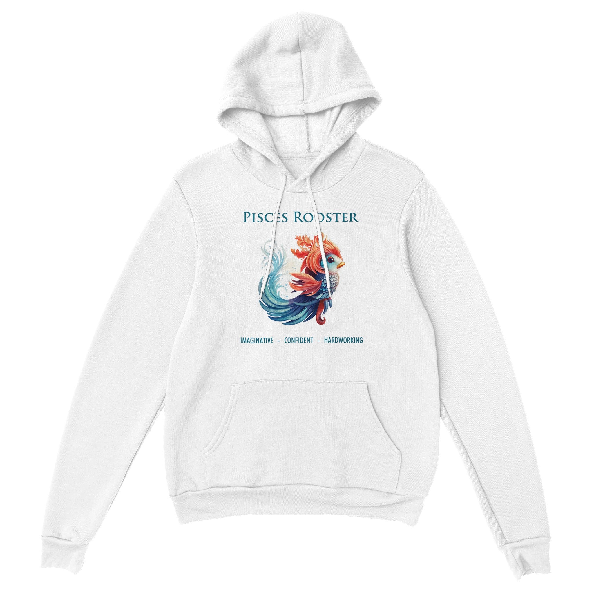 Pisces Rooster Premium Unisex Pullover Hoodie