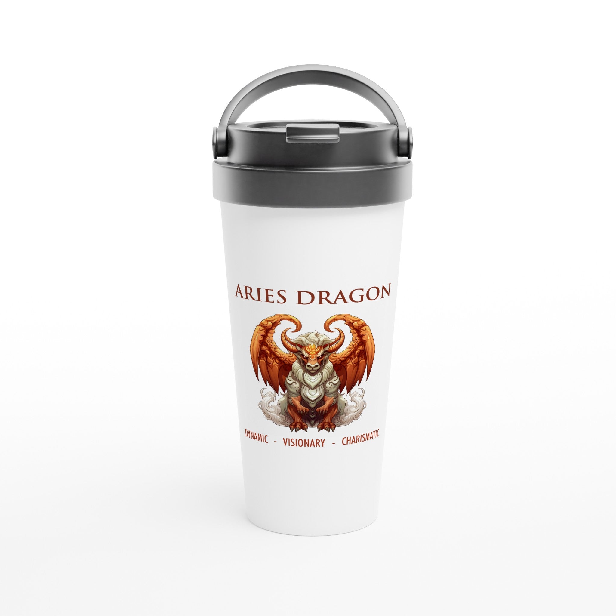 Aries Dragon (2) Stainless Steel Travel Mug