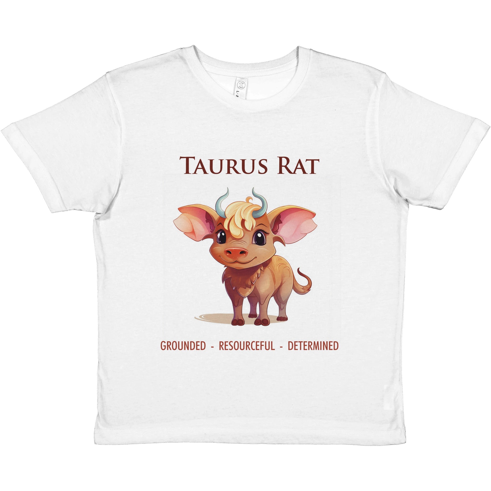Taurus Rat Premium Kids Crewneck T-shirt